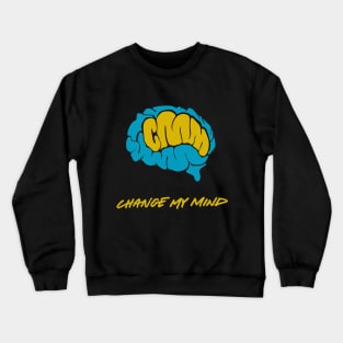 Change My Mind logo (B/Y) Crewneck Sweatshirt